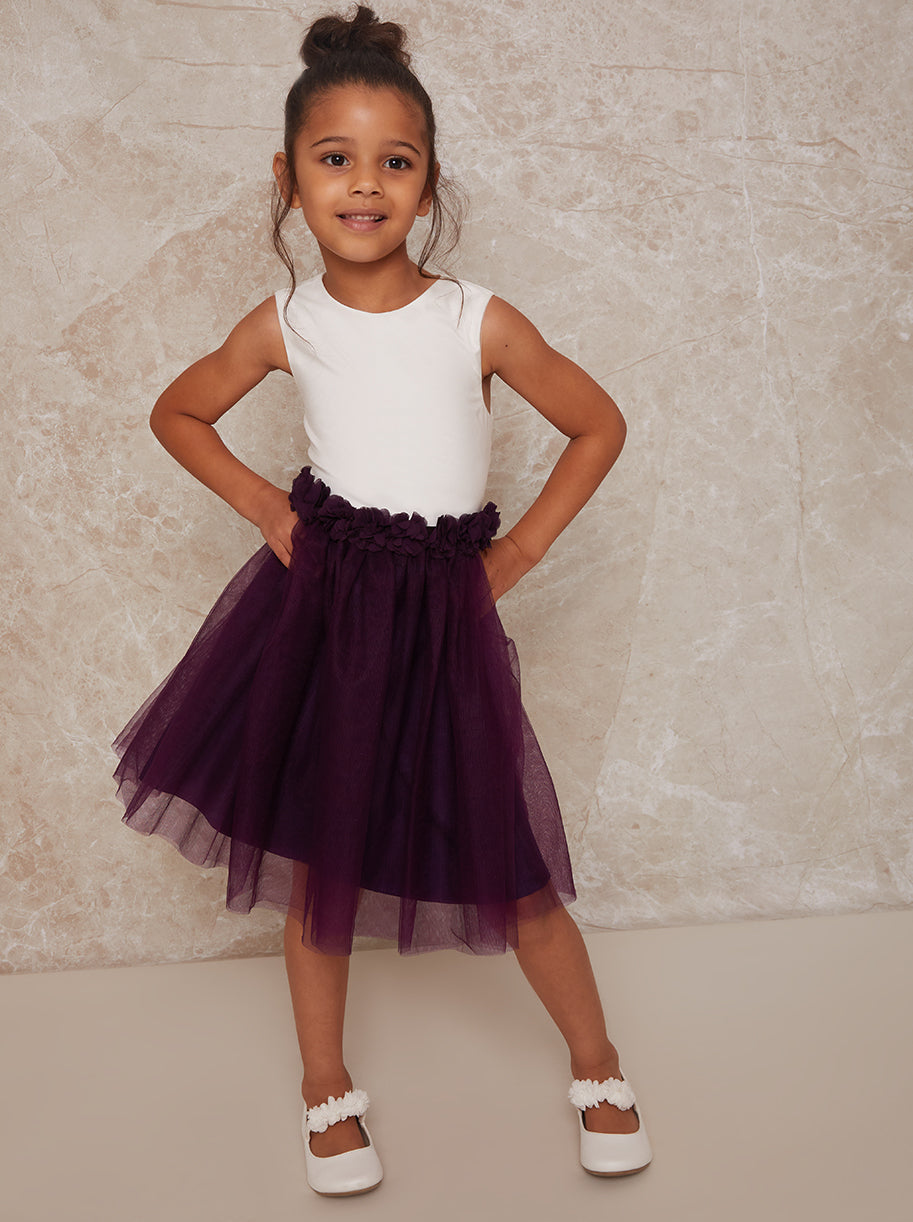 Flower girl skirt best sale