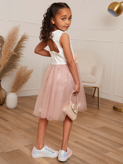 ♡ Glancetokyo Feminine Contrast Dress glance tokyo Feminine Contrast Dress