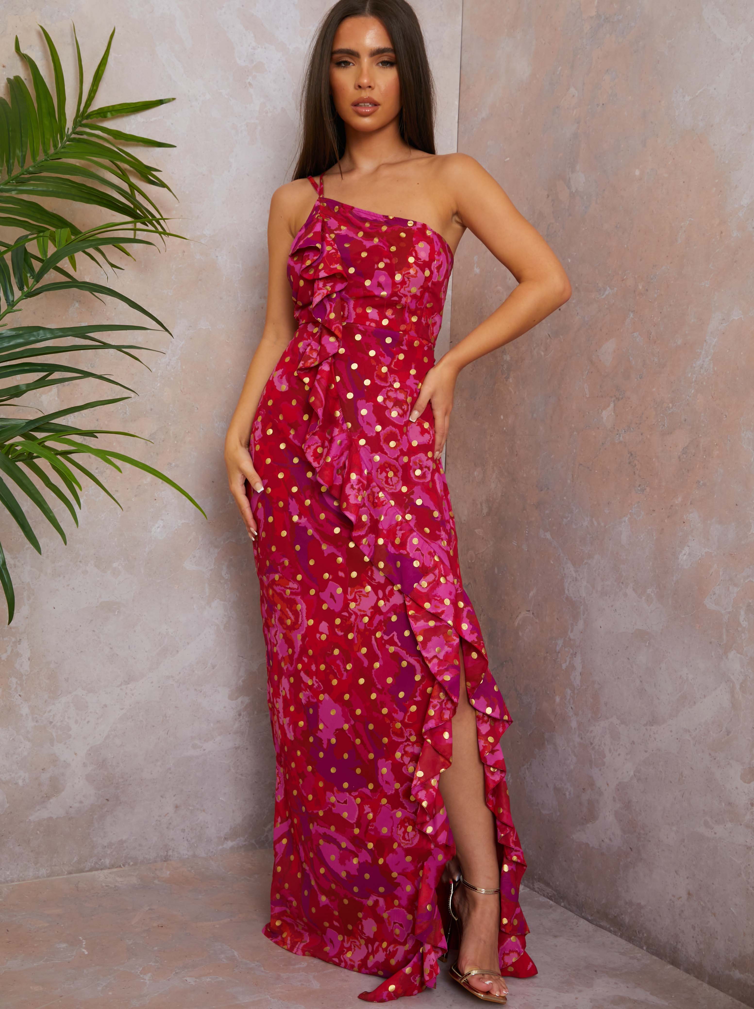 Chi chi london floral maxi dress best sale