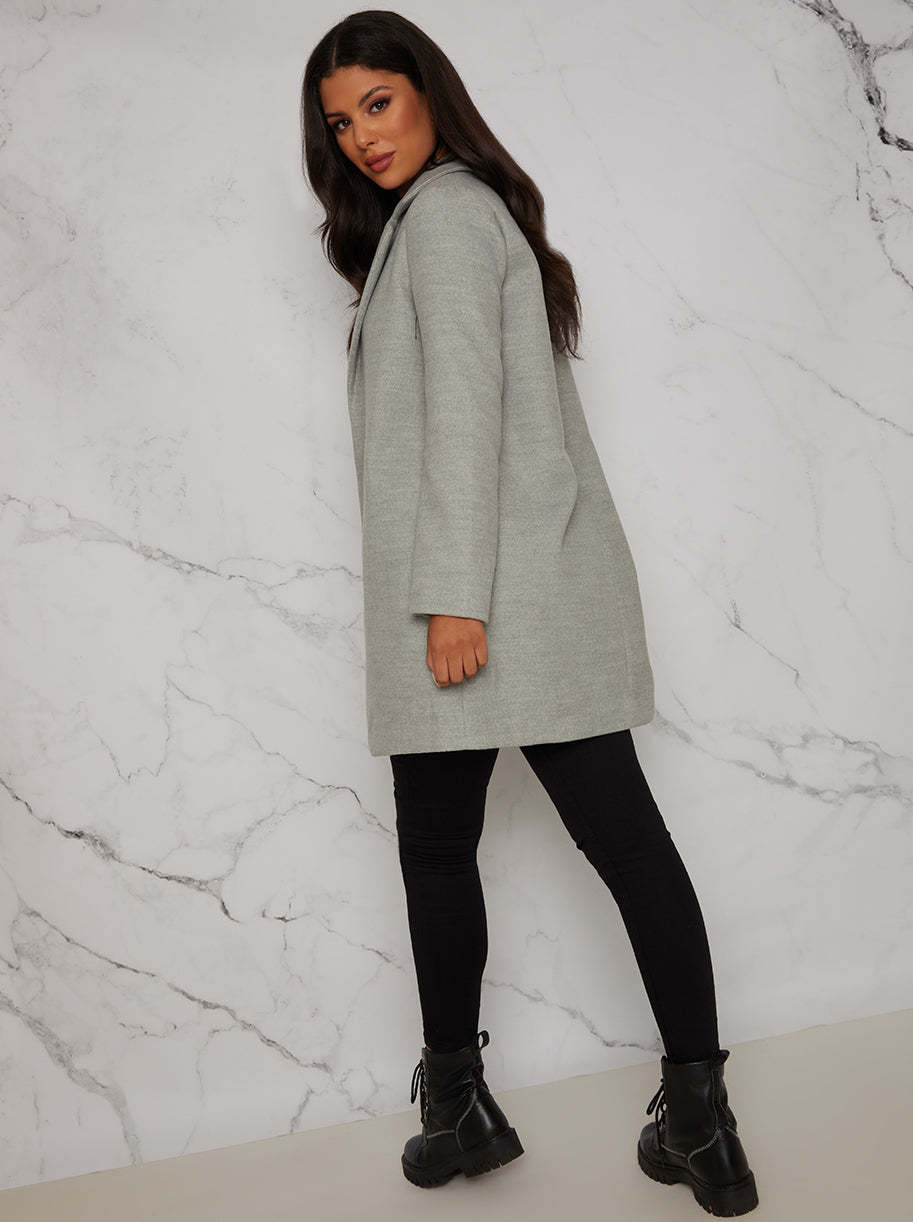 Lightweight Oversized Coat in Grey