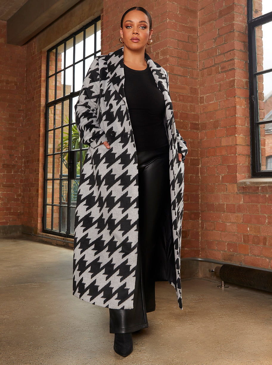 Dogtooth coat womens best sale