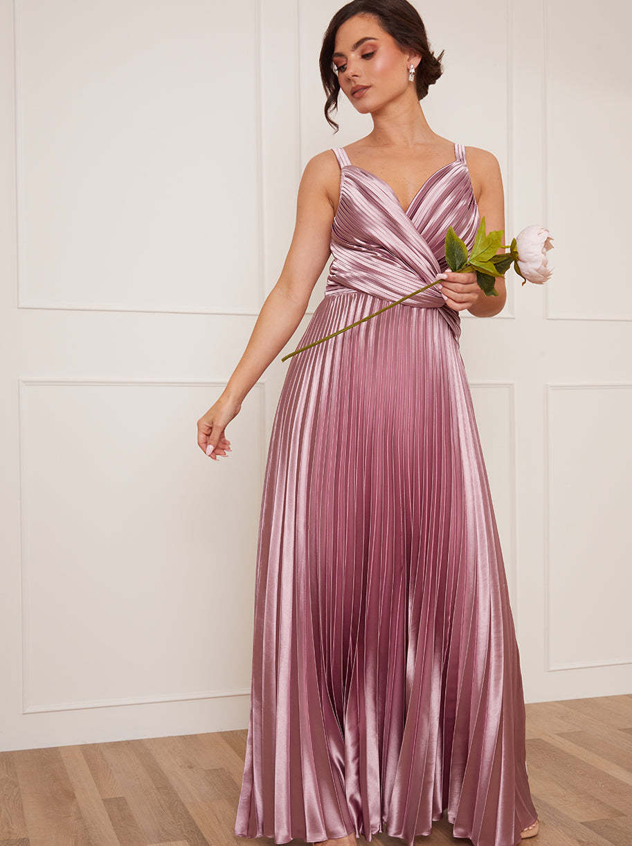 Petite purple fashion maxi dress