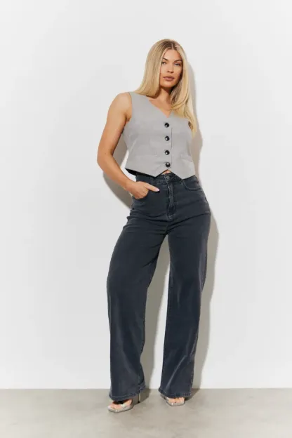 In The Style Tailored Waistcoat in Grey