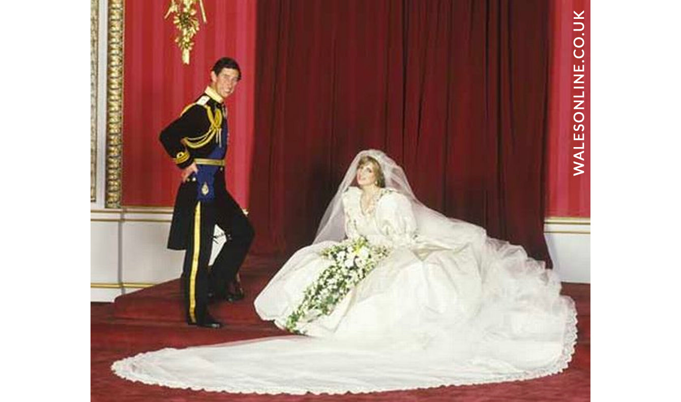 Diana wedding day