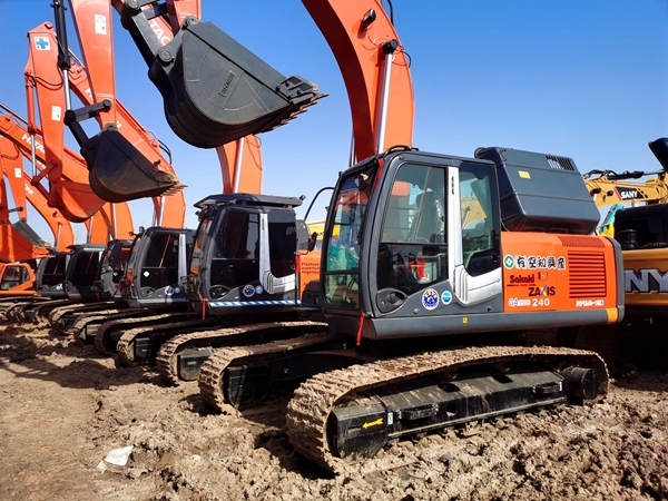 Used Hitachi ZX240-3 excavator