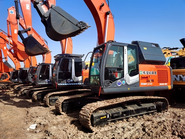 Used Hitachi ZX240-3 excavator