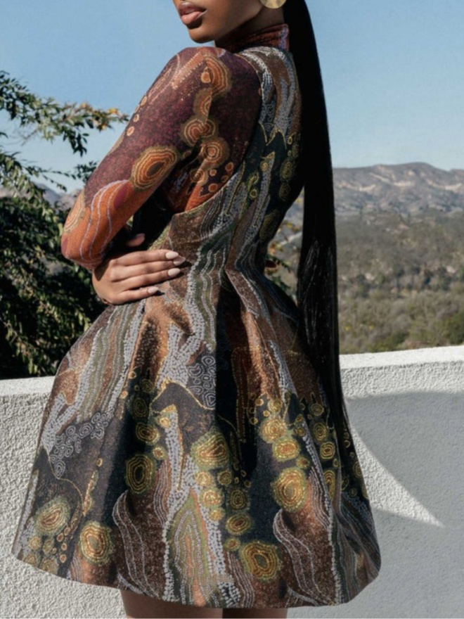 Demure Holiday Party Dress