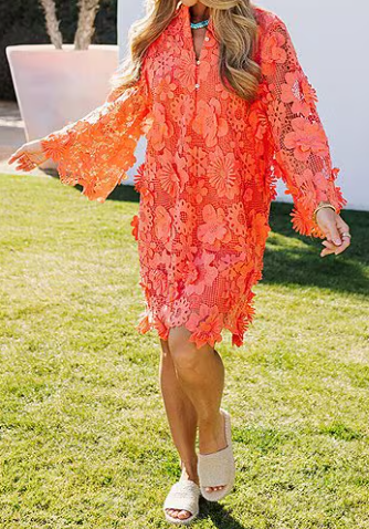 3D Flower Romantic Dress