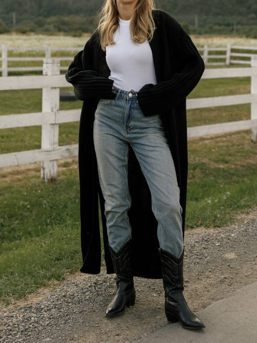 Casual Comfortable Knit Cardigan