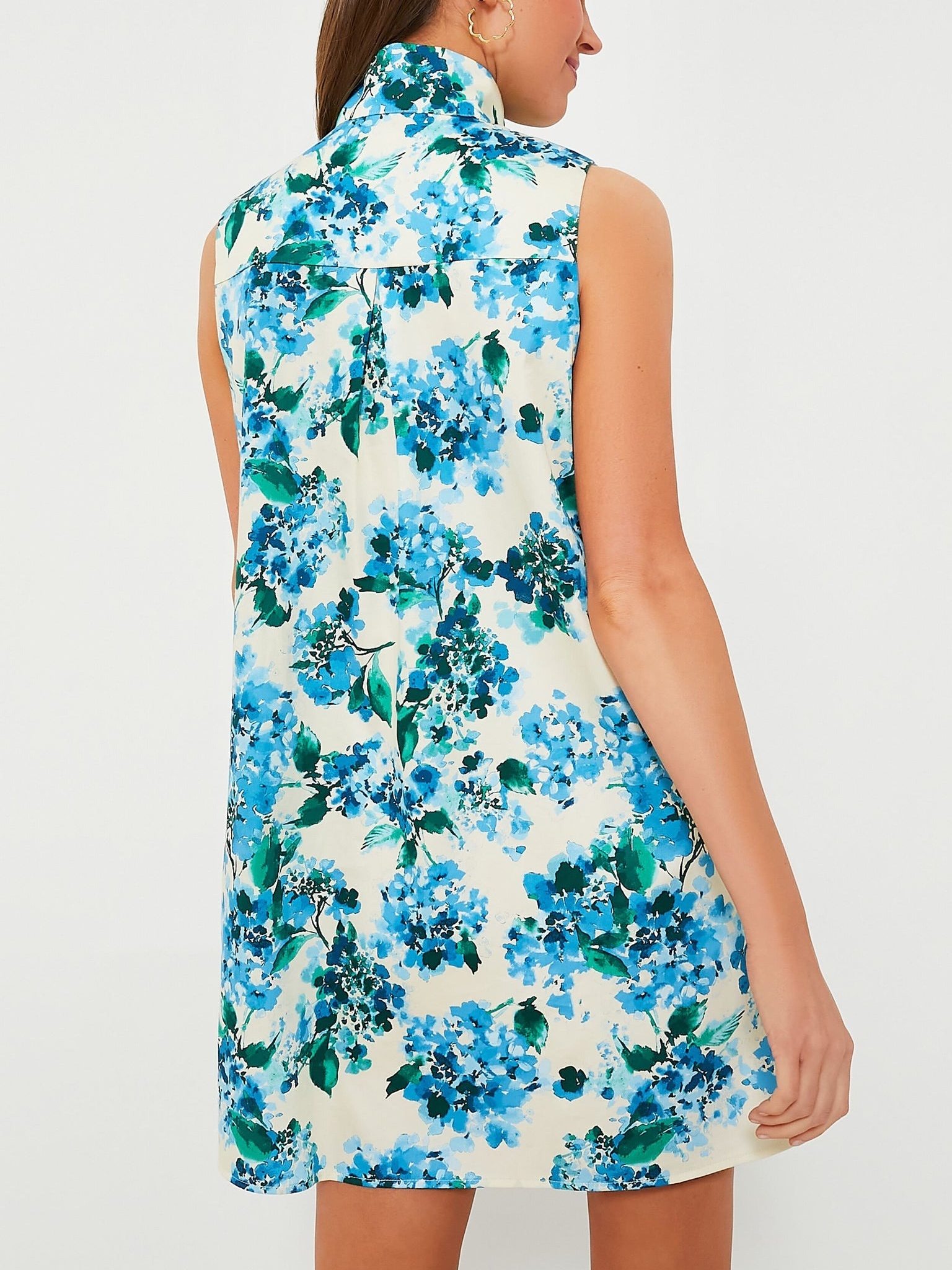 Hydrangea Sleeveless Charlie Dress