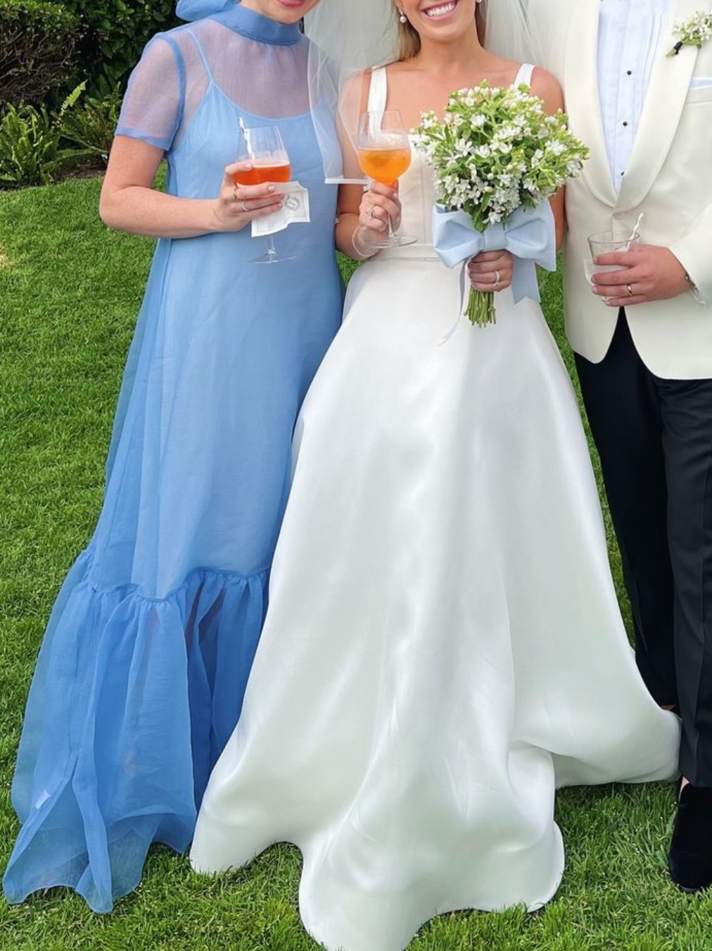 Organza Layered Gown Dress