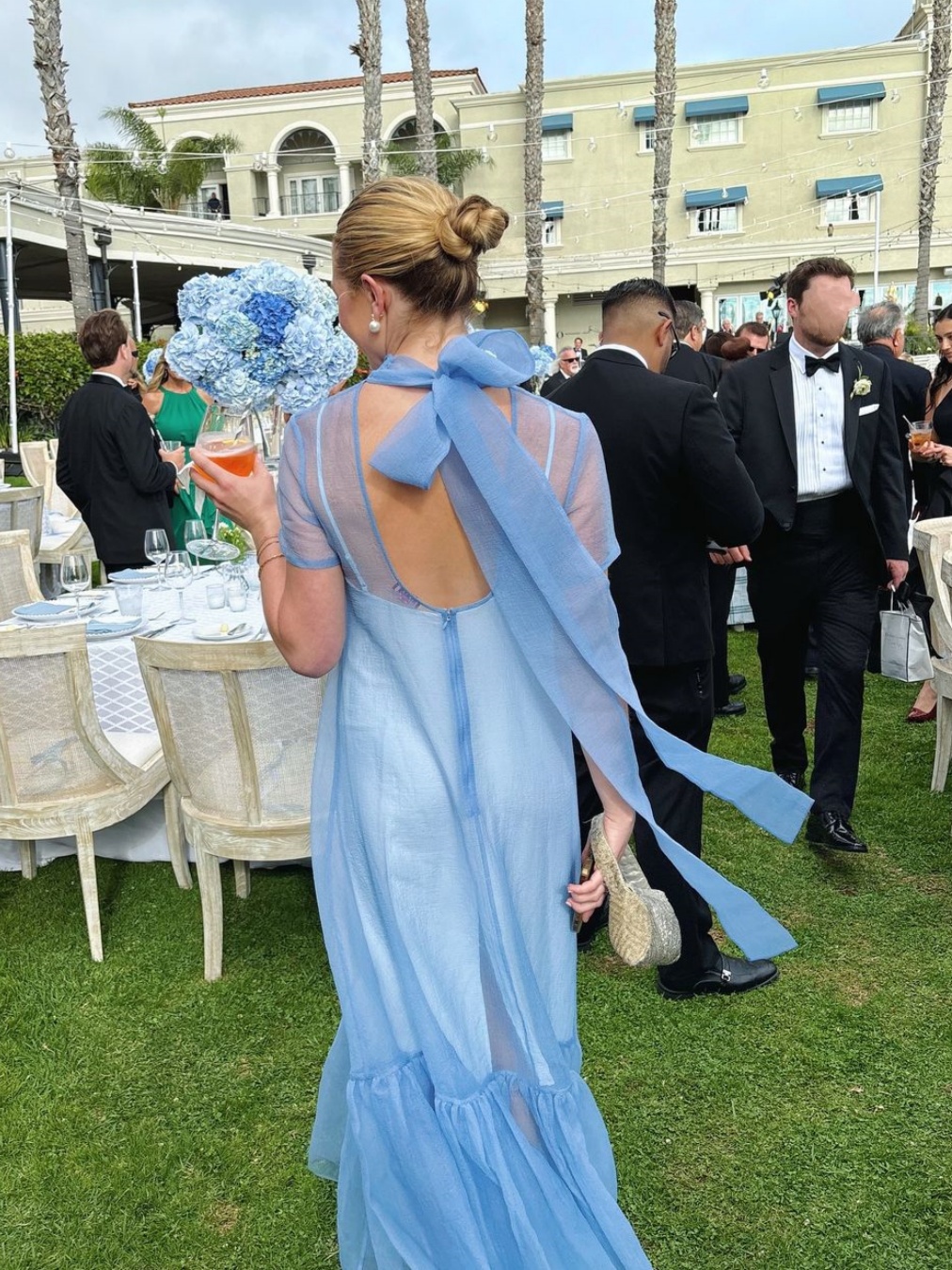 Organza Layered Gown Dress