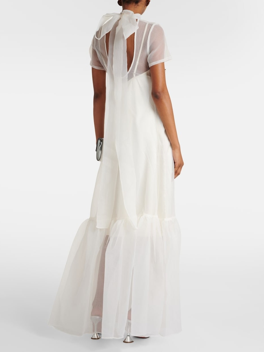 Organza Layered Gown Dress