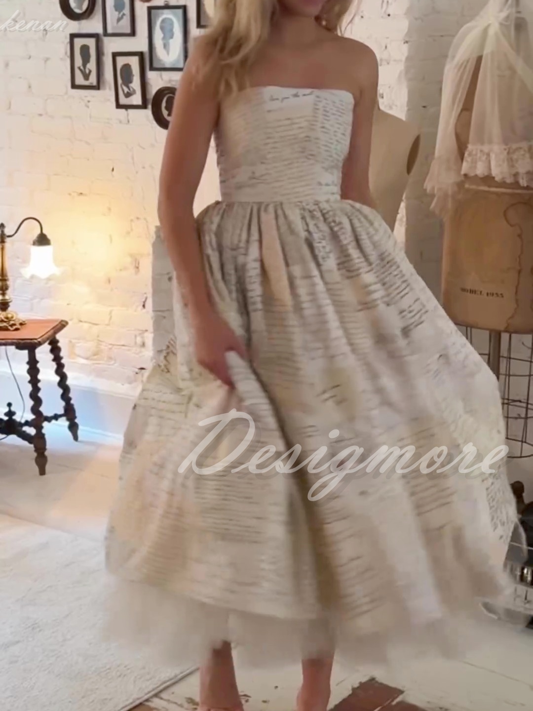 Letter Print Sling Dress