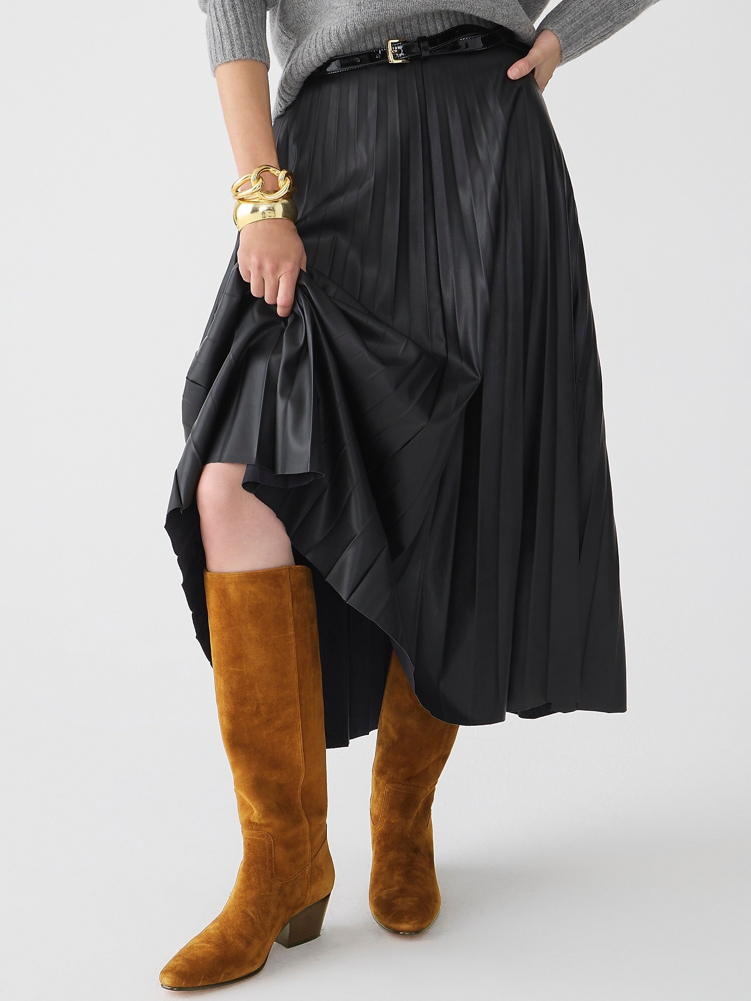 Knee-high Boots In Suede