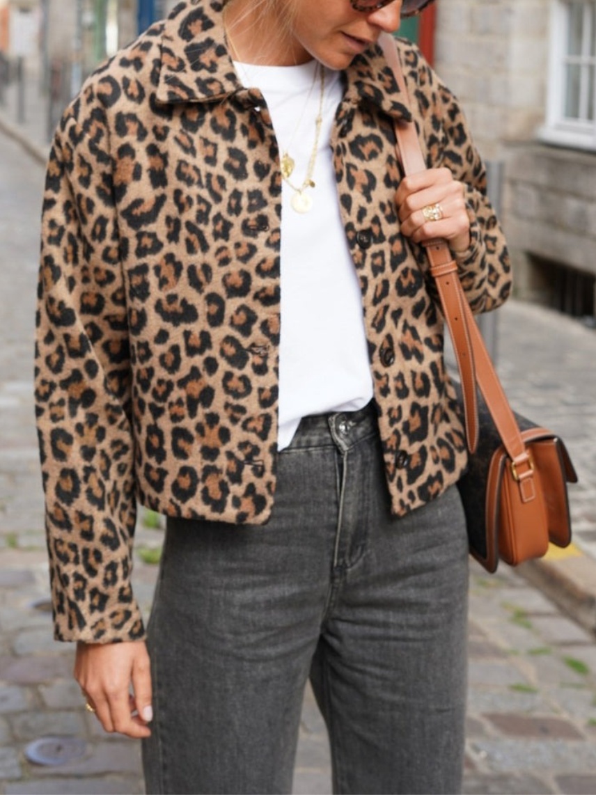 Leopard Print Jacket