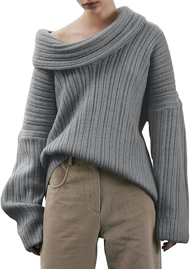 Womens Off The Shoulder Sweater