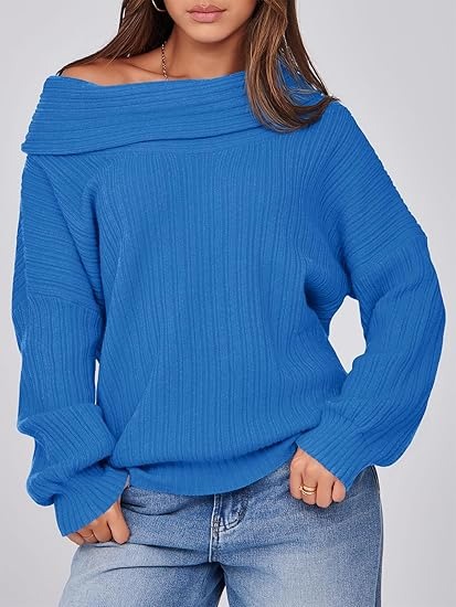Womens Off The Shoulder Sweater