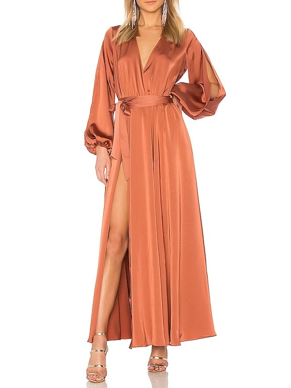 Elegant V-Neck High Waist Party Dress