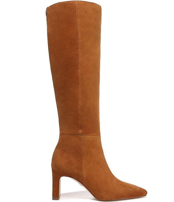 Suede Tall Dress Boots