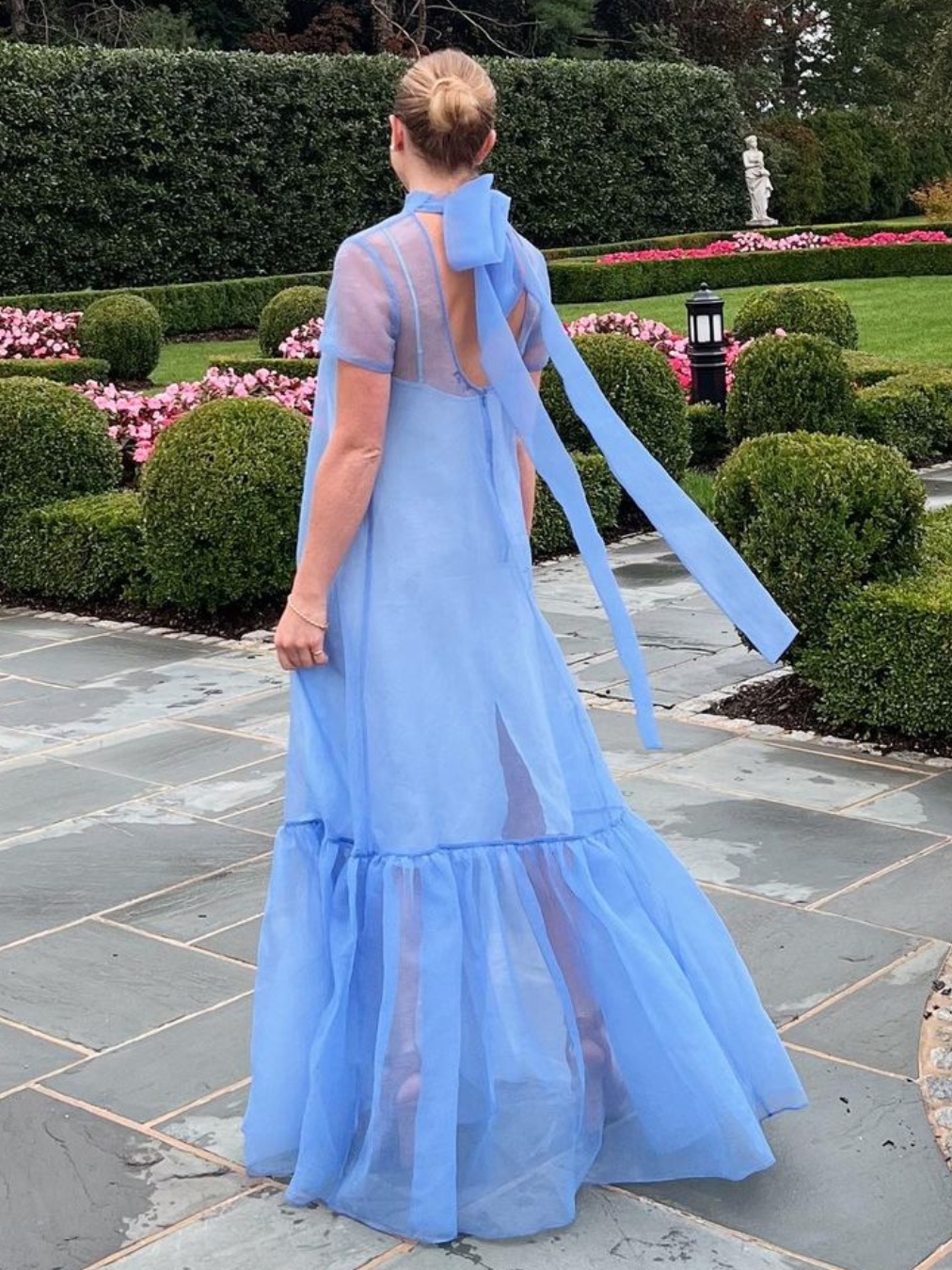 Organza Layered Gown Dress