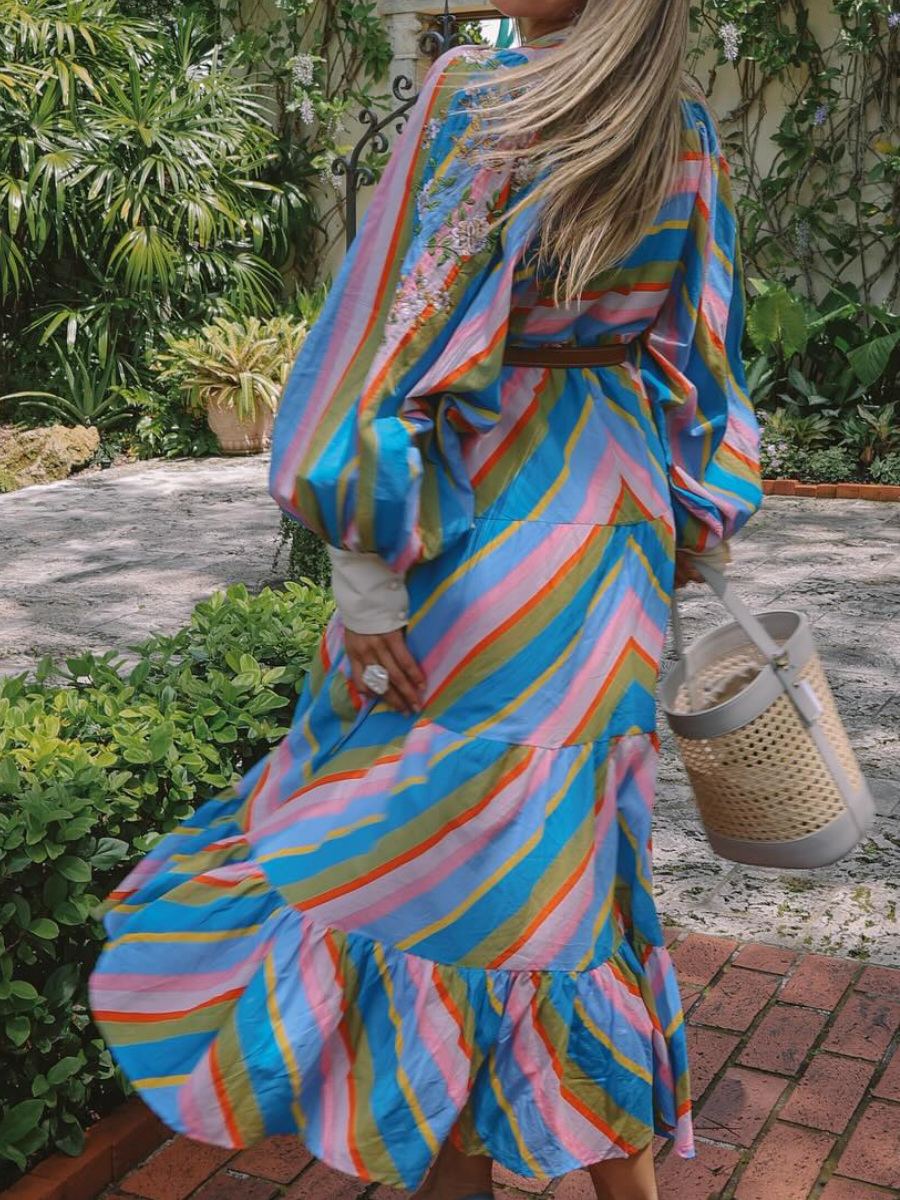 Oversized Floral Maxi Dress