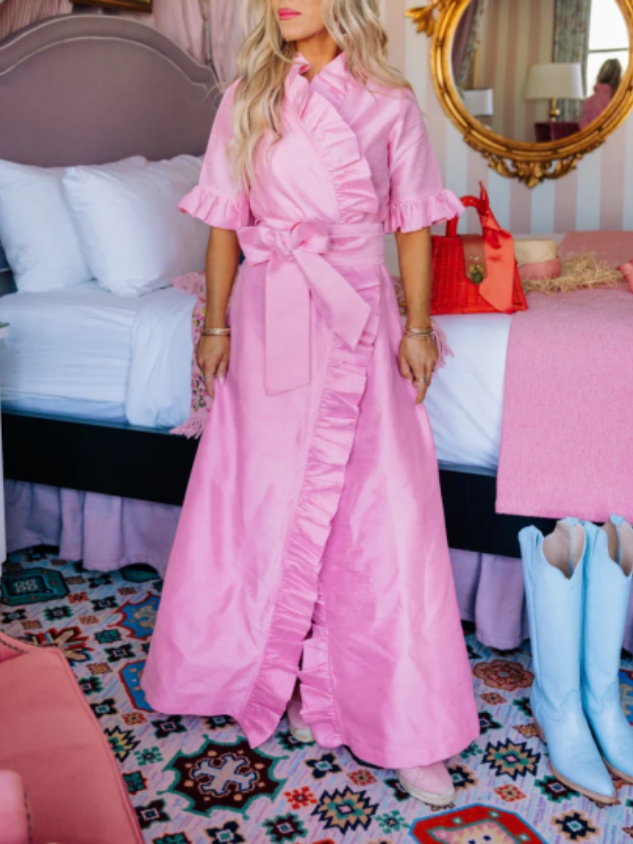 Ruffled Waisted Dress