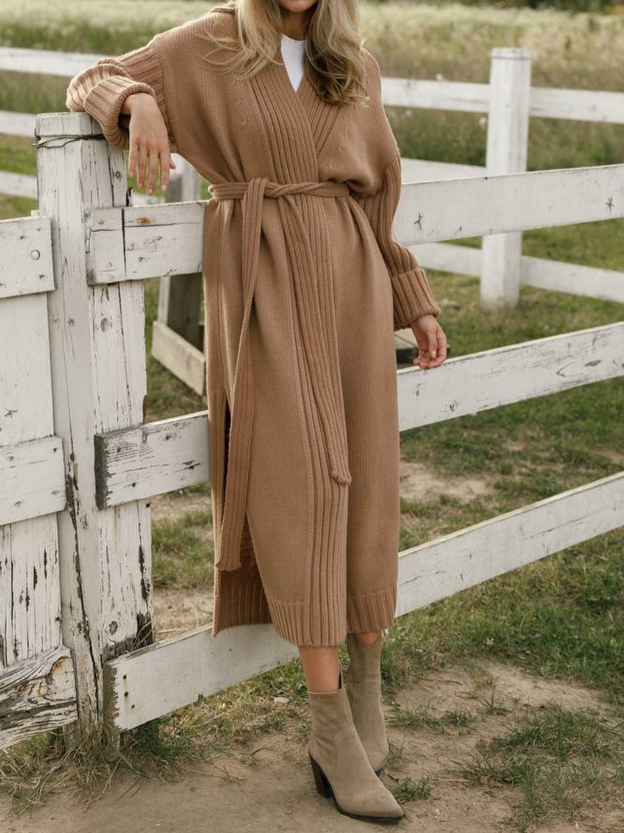 Casual Comfortable Knit Cardigan