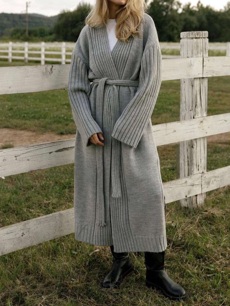 Casual Comfortable Knit Cardigan