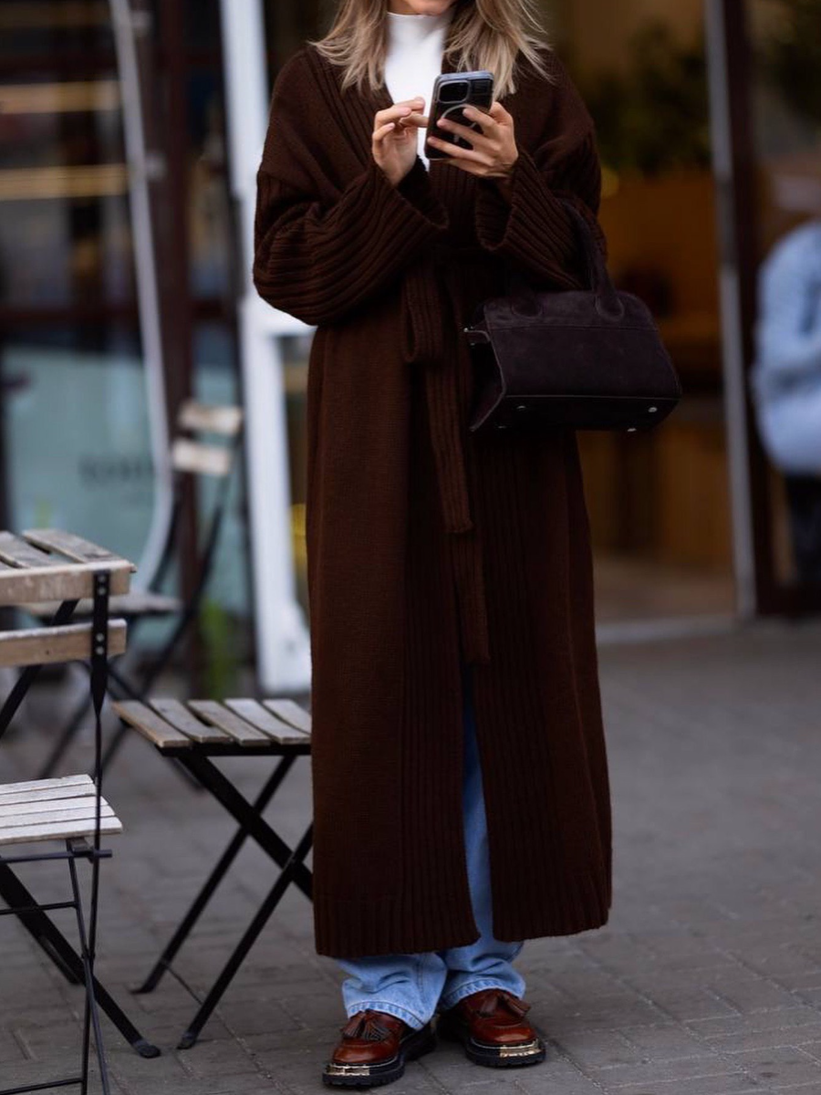 Casual Comfortable Knit Cardigan