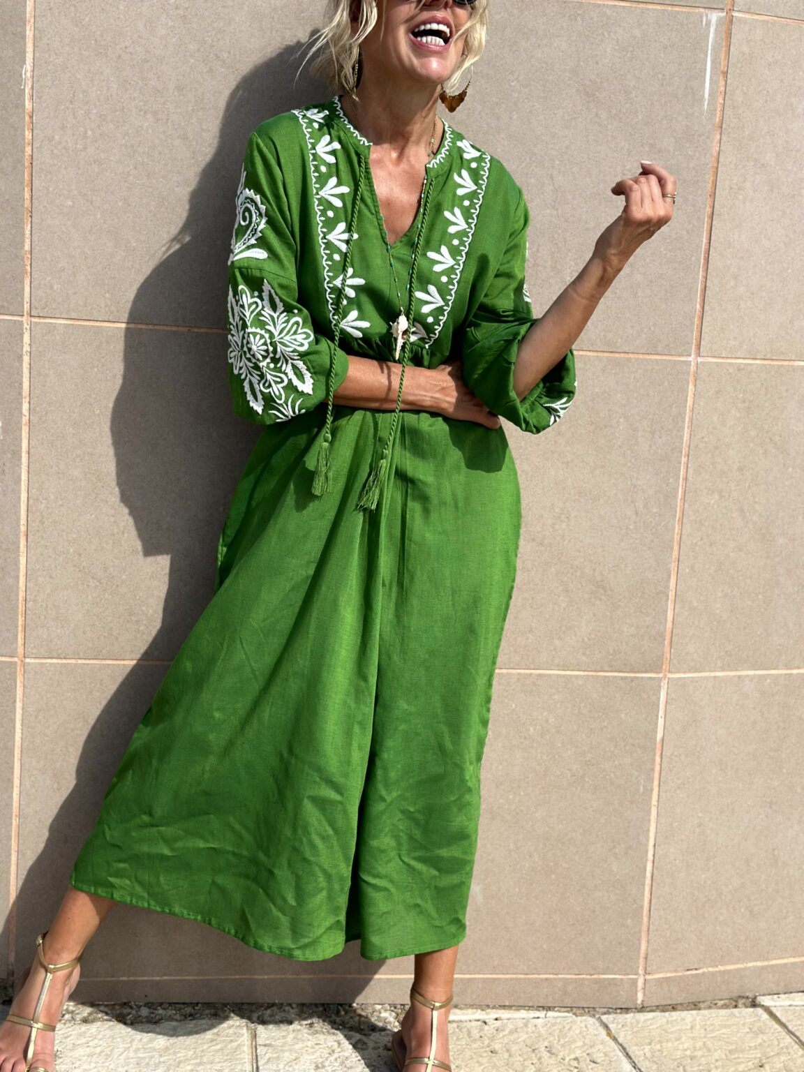 SS24 Bohemia Casual Midi Dress