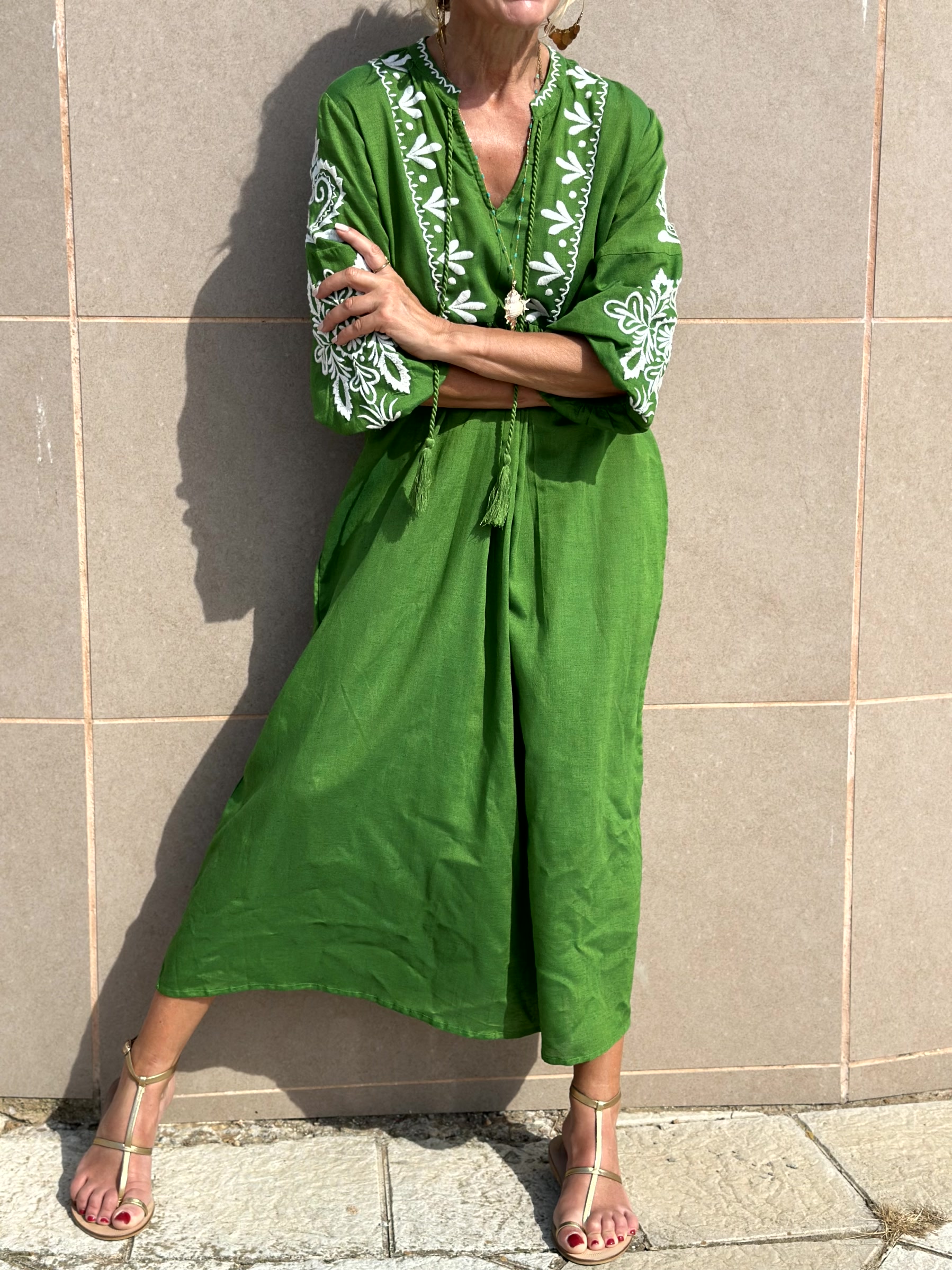 SS24 Bohemia Casual Midi Dress