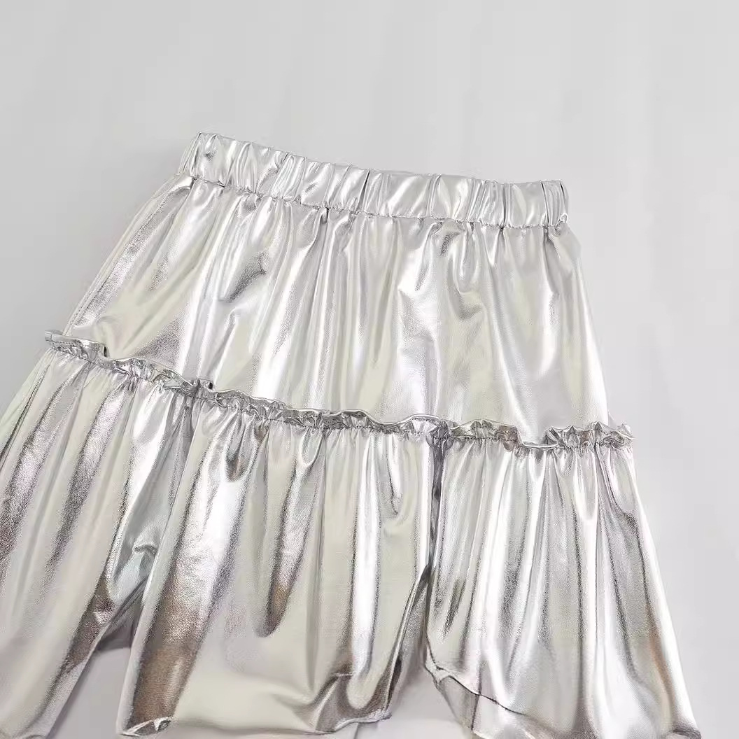 Holiday High-Waisted Midi Skirt