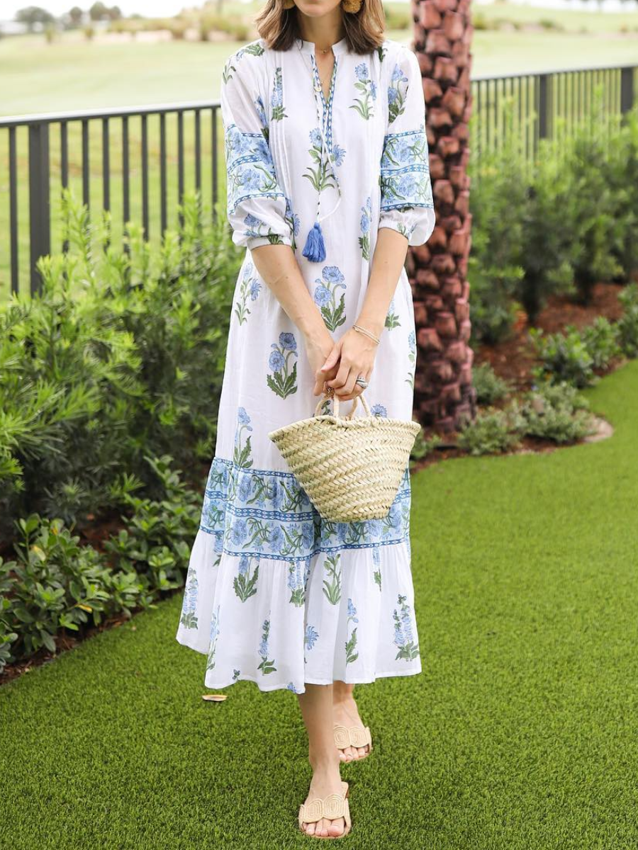 The Breezy Floral Maxi Dress