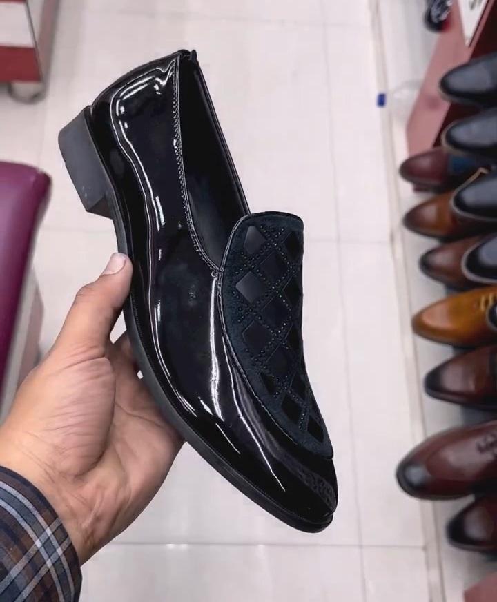 British Lattice Leather Shoes
