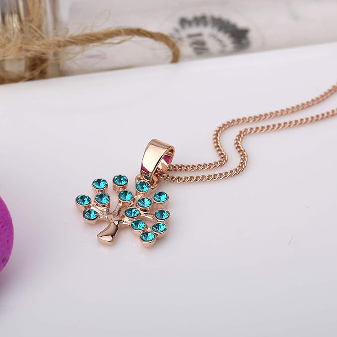Forset-snail Tree of Life Necklace for women