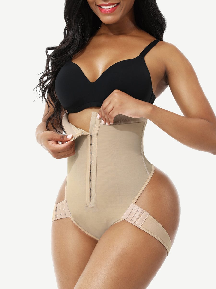 Wholesale Good High Waist Butt Lifter Thong Curve With 2 Side Straps Body Shapewear