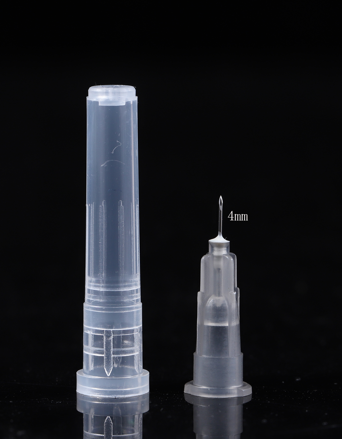 27G 4MM 100pcs Sterile Beveled Needles Sterile Needle Stainless Steel Injection Needle Individually Wrapped