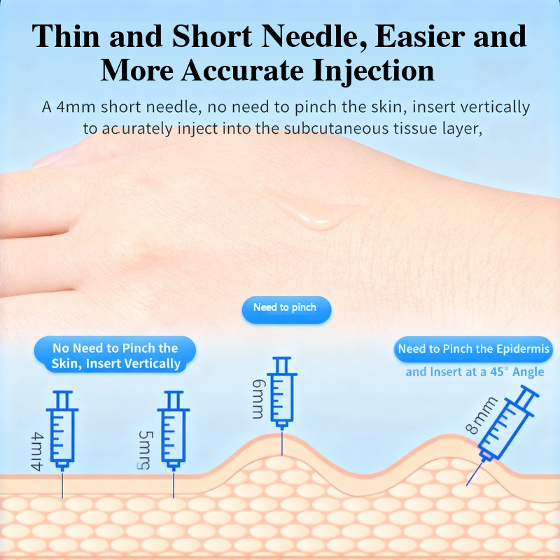 Universal Insulin Pen Needles 4mm 5mm 6mm 8mm - 31G 32G 33G 34G for Most Pens