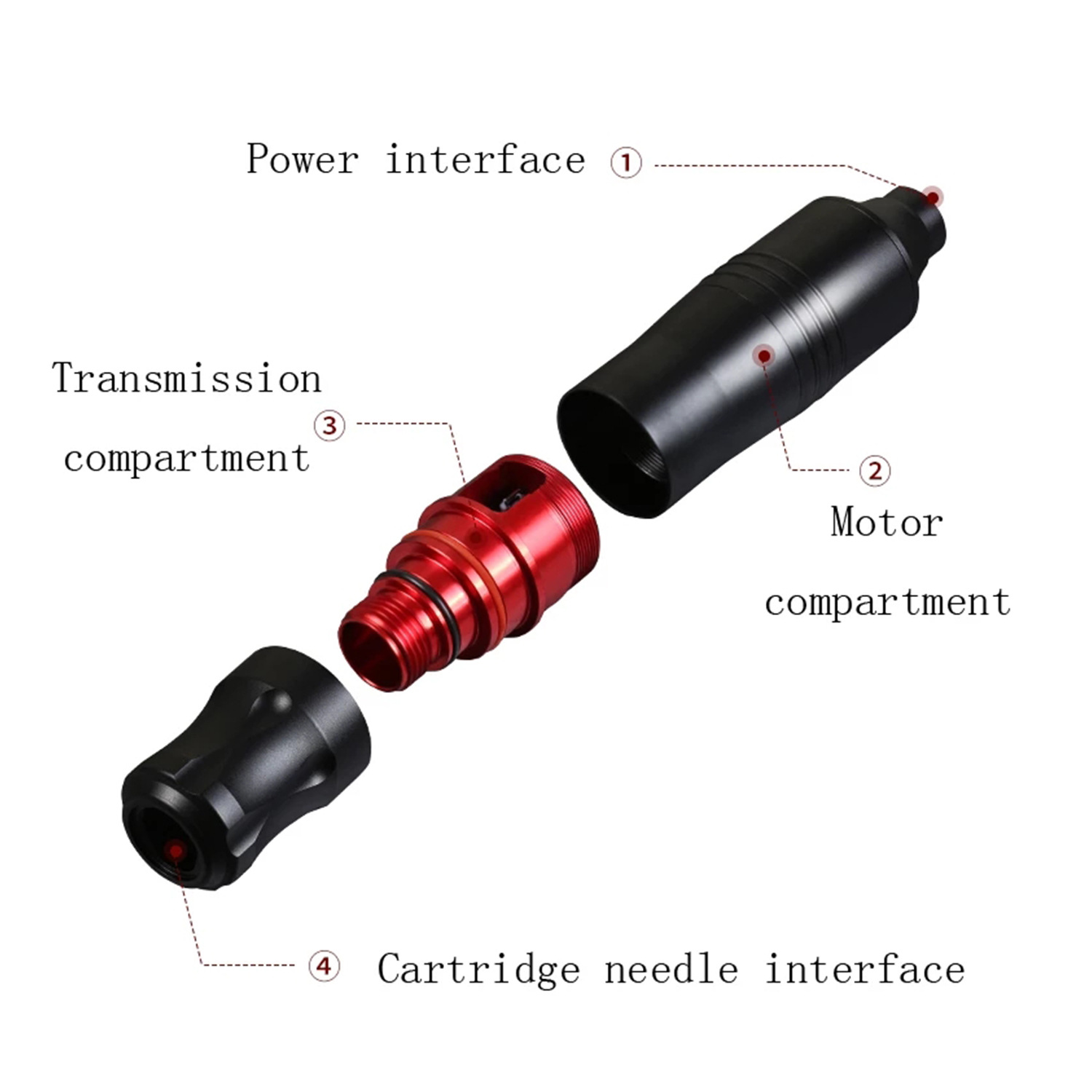 Cross border popular tattoo set, tattoo all-in-one machine, tattoo kit, cutting line, fogging machine, mini power tattoo needle