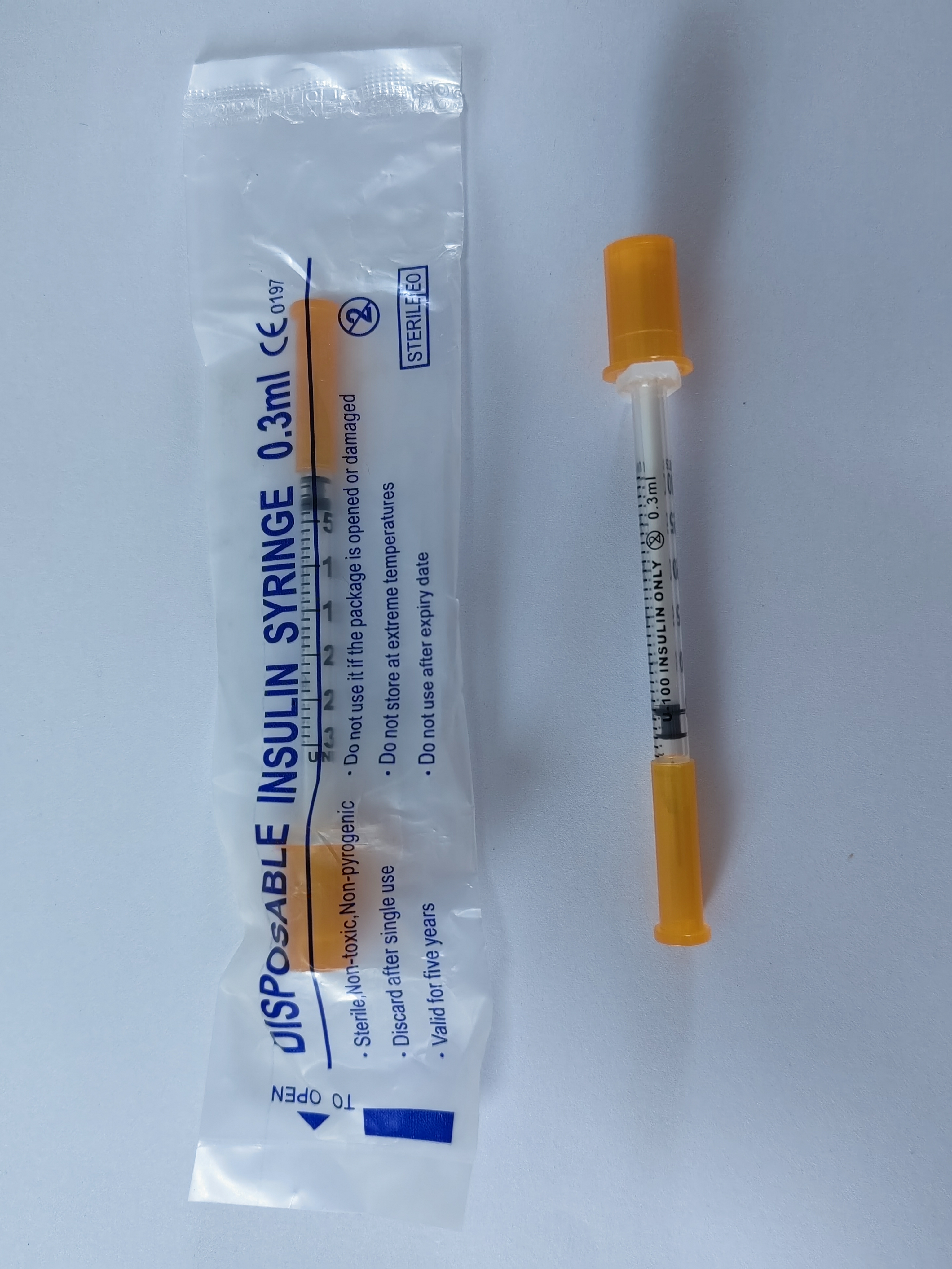 1ml Disposable Plastic Safety Sterile Veterinary Syringe With Needles For Pet Farm Animal Cat Dog Pig Cattle Sheep Horses