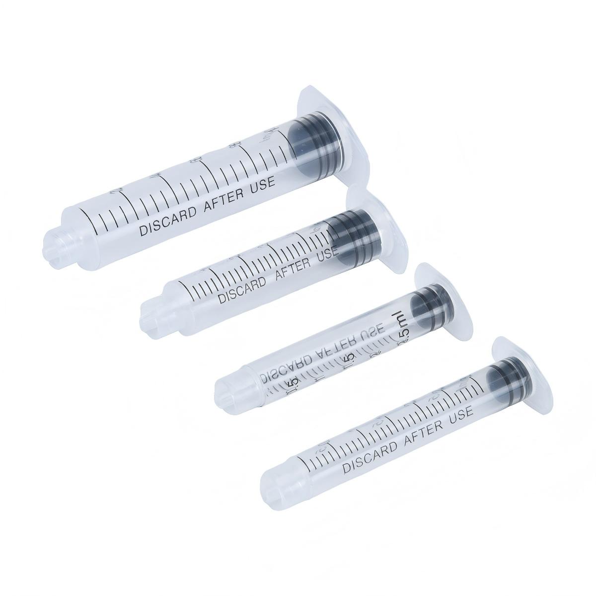 3ml/5ml Syringe No Push Rod Threaded Needle Tube for Hydrolifting Needle Individually Packaged For EZ Mesotherapy Injector