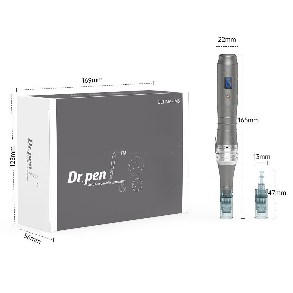 Dr.pen M8 Electric Microneedling Pen – Nano Micro-Needling & Crystal Infusion Device