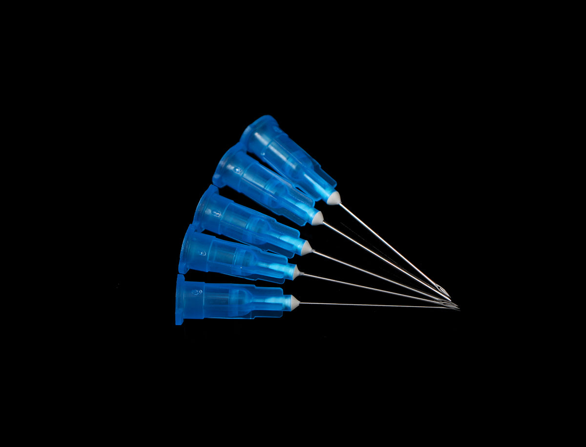 3ml/cc | 1 Inch with 23GA, Plastic Measuring Tool + 25 Free Pre-inj Wipes | Individually Sealed Lab Supplies | Multiple Uses