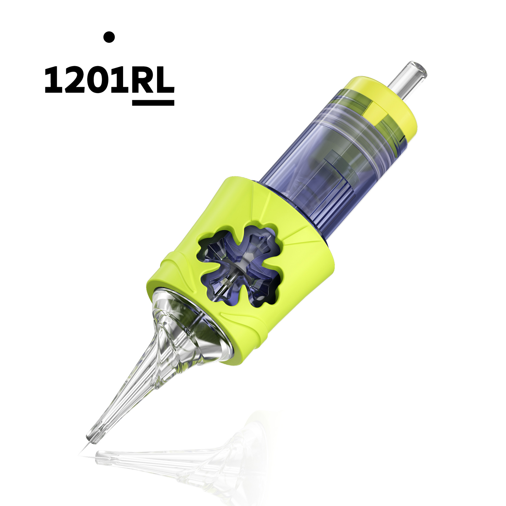 10PCS Mixed Size Steriled Transparent Tattoo Cartridge Needles Needles with Membrane Safety Cartridges for Tattoo Pen Disposable Tattoo Needle