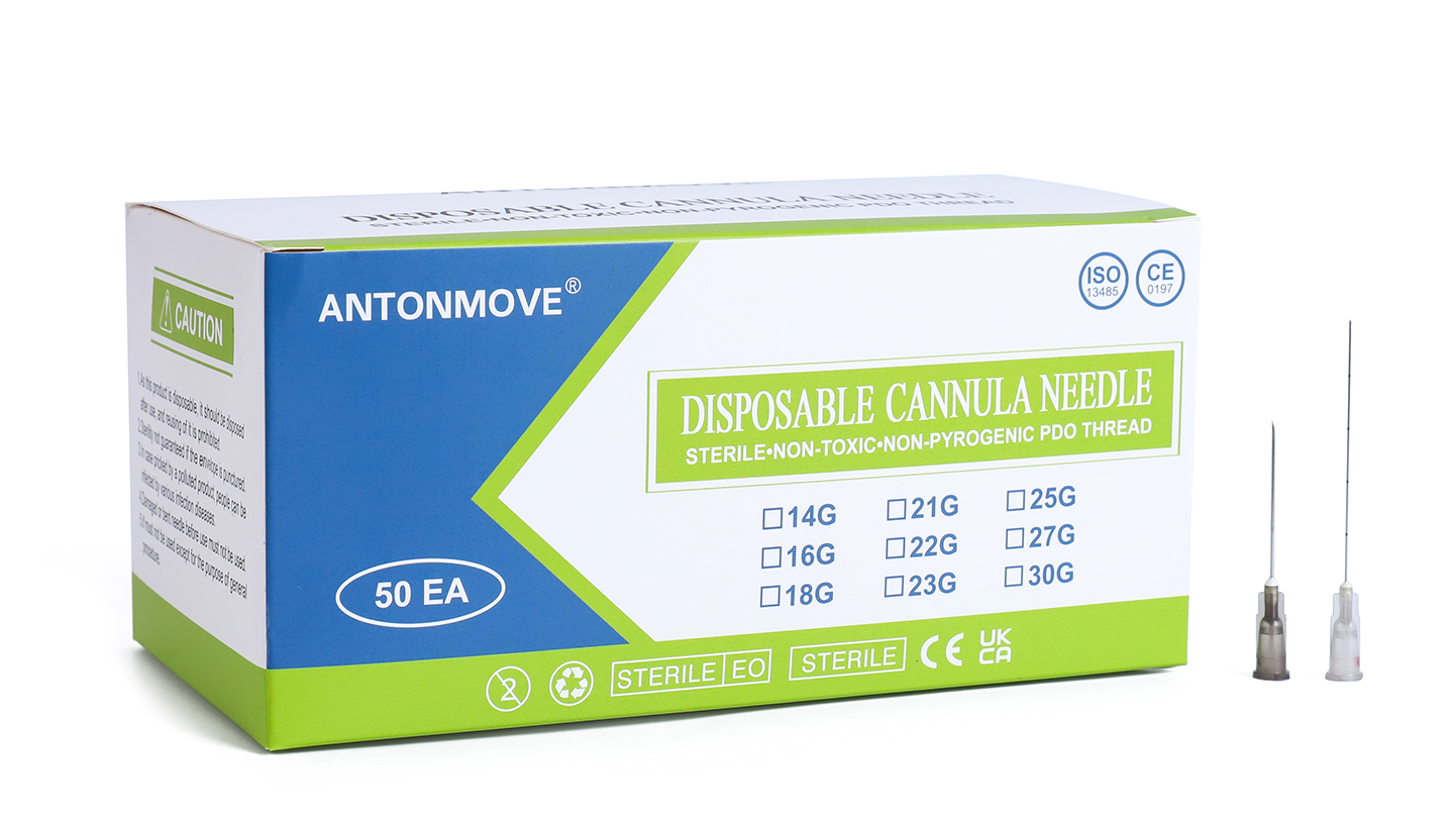 Cannula Needles 50pcs/box Disposable Blunt Tip Cannula Needle For Filler Injection Custom Orders