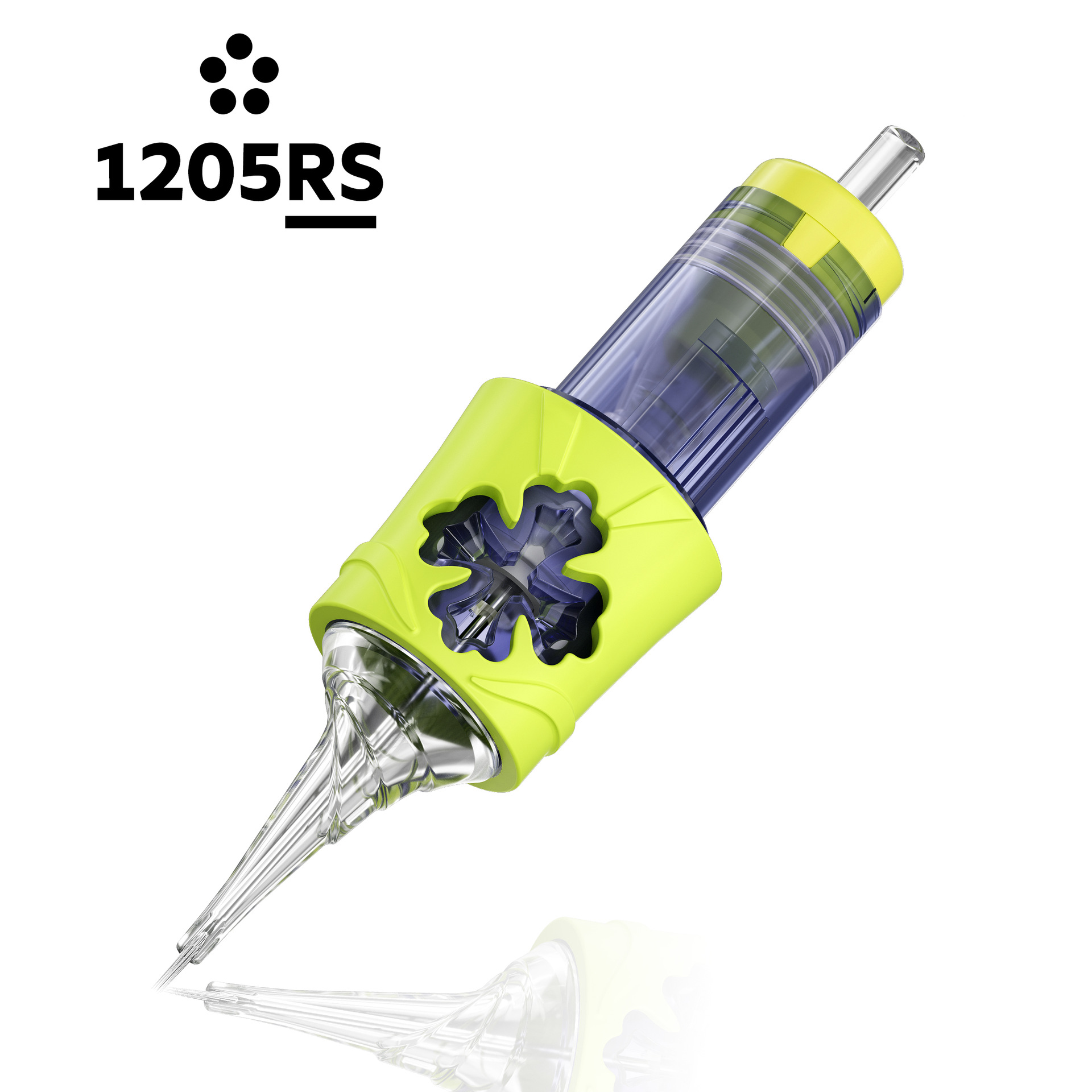 10PCS Mixed Size Steriled Transparent Tattoo Cartridge Needles Needles with Membrane Safety Cartridges for Tattoo Pen Disposable Tattoo Needle