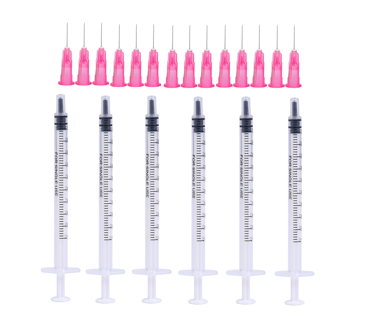 1ml Sterile Syringes + 29G 13MM sterile Injection Needles Sharp Pointed Needles Disposable Needle for Dermal Filler/ Lipodissolve/Mesotherapy/Facial slimming