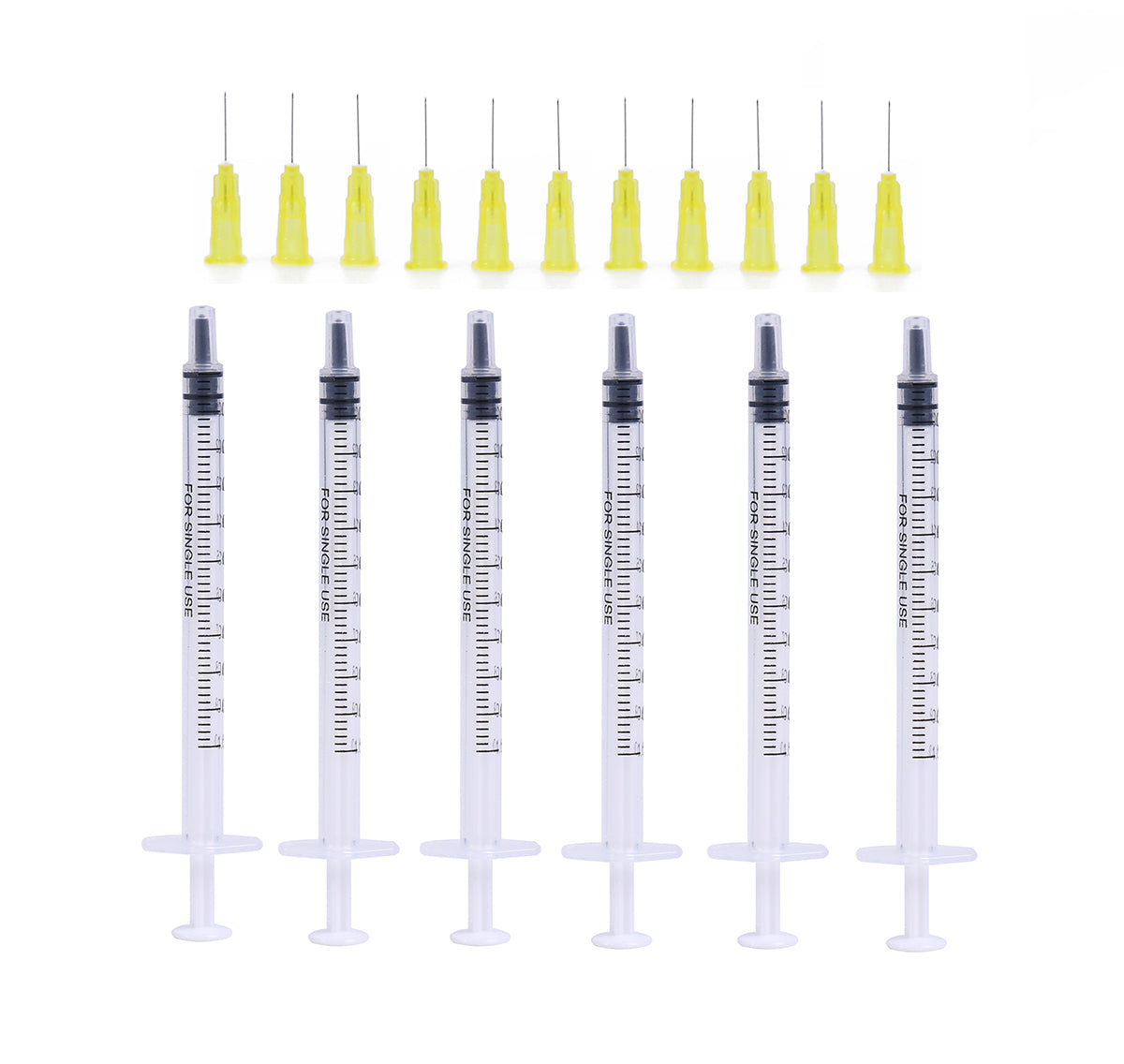 1ml Sterile Syringes +30G 13MM Sterile Injection Needles Sharp Pointed Needles Disposable Needle for Dermal Filler/ Lipodissolve/Mesotherapy/Facial slimming/Collagen