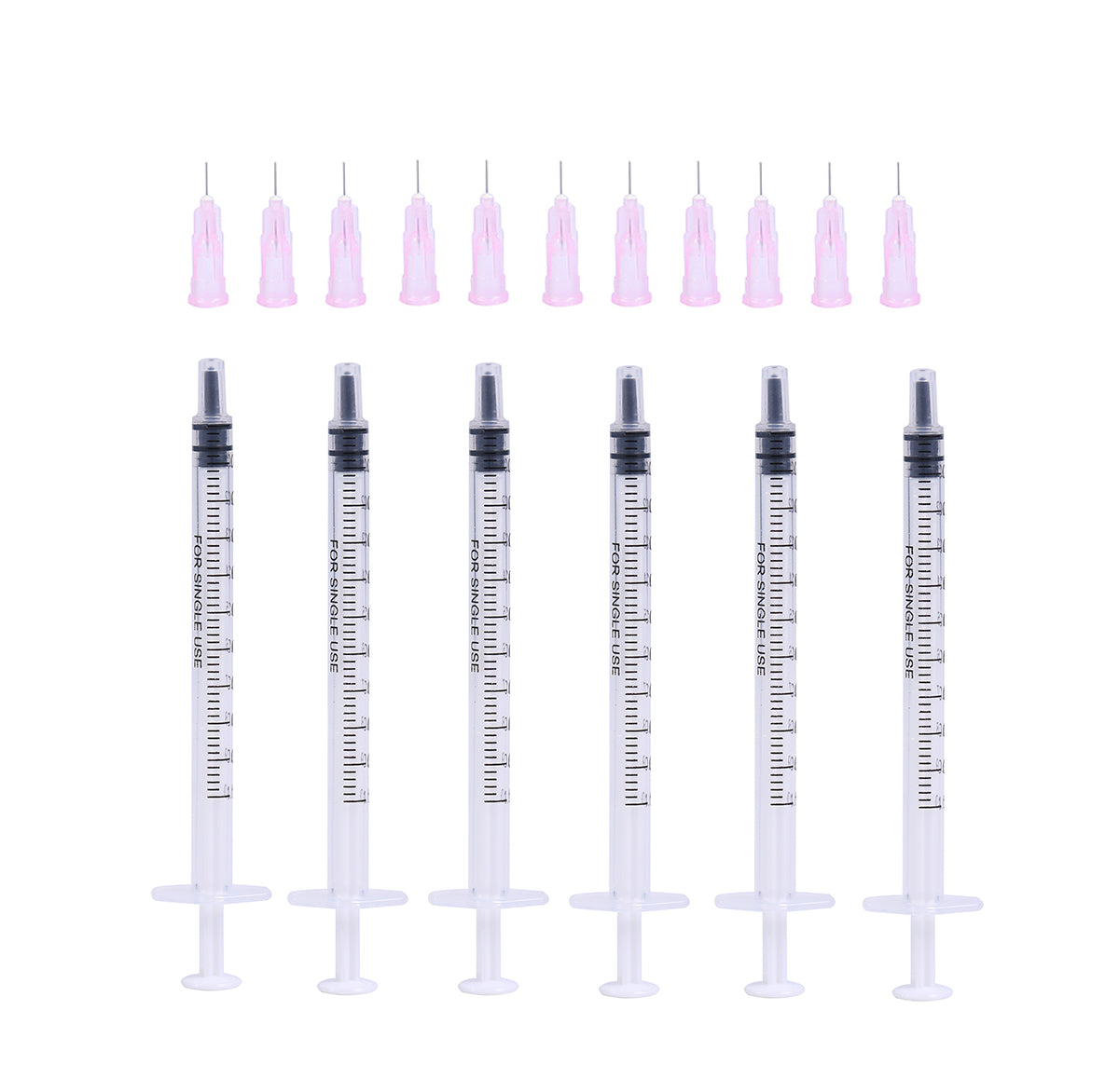 1ml Syringes + 32G 4MM Thinner and Painless Injection Needles Sharp Pointed Needles Disposable Needle for Mesotherapy/Wrinkle removal/lipodissolve/Sculptra